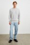 Men Ansel Sweater Grey Melange | Rails Sweaters