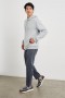 Men Calvin Hoodie Heather Cream Stripe | Rails Sweatshirts & Hoodies