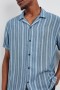 Men Cayman Shirt Coastal Blue Stripe | Rails Shirts