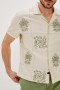 Men Clairo Shirt Cream Quilt Squares | Rails Shirts