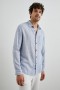 Men Connor Shirt Denim White Pinstripe | Rails Shirts