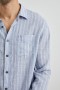 Men Connor Shirt Denim White Pinstripe | Rails Shirts