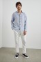 Men Connor Shirt Denim White Pinstripe | Rails Shirts