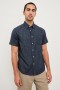 Men Fairfax Shirt Navy Etch | Rails Shirts