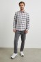 Men Forrest Shirt Moab Sky Melange | Rails Shirts