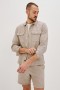 Men Hayes Shirt Jacket Bulgur Oat | Rails Jackets & Coats