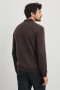 Men Herrington Sweater Brown Herringbone Melange | Rails Sweaters