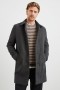 Men Hockney Overcoat Grey Check Plaid | Rails Jackets & Coats