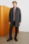 Men Hockney Overcoat Grey Check Plaid | Rails Jackets & Coats