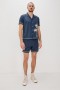 Men Hudson Short Navy White Palm | Rails Shorts & Swim
