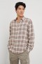 Men Lennox Shirt Chinchilla Currant | Rails Shirts