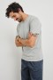 Men Mason Cotton Cashmere T-shirt Heather Grey | Rails T-Shirts & Polos