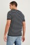 Men Mason Cotton Cashmere T-shirt Nautical Navy Stripe | Rails T-Shirts & Polos