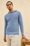 Men Matador Hoodie Light Blue Heather | Rails Sweatshirts & Hoodies