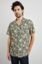 Men Moreno Shirt Watercolor Olive Brass | Rails Shirts