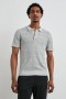 Men Nathan Polo Shirt Concrete Melange | Rails T-Shirts & Polos
