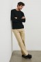 Men Quentin Cotton Cashmere Long Sleeve Tee Black | Rails T-Shirts & Polos