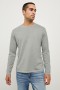 Men Quentin Cotton Cashmere Long Sleeve Tee Heather Grey | Rails T-Shirts & Polos