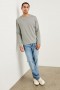 Men Quentin Cotton Cashmere Long Sleeve Tee Heather Grey | Rails T-Shirts & Polos