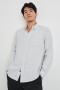 Men Runson Shirt Heather Grey | Rails Shirts