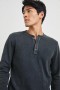 Men Soto Henley Washed Black | Rails T-Shirts & Polos