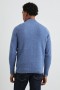 Men Stark Quarter Zip Cerulean Melange | Rails Sweaters