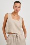 Women Akira Top Heathered Flax | Rails Tops