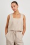Women Akira Top Heathered Flax | Rails Tops