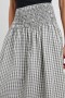 Women Alessa Skirt Ivory Jet Gingham | Rails Skirts