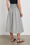 Women Alessa Skirt Ivory Jet Gingham | Rails Skirts