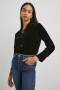 Women Andrea Top Black Velvet | Rails Tops