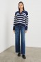 Women Athena Sweater Navy Ivory Stripe | Rails Sweaters