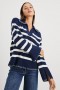 Women Athena Sweater Navy Ivory Stripe | Rails Sweaters