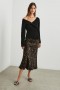 Women Berlin Skirt Umber Leopard | Rails Skirts