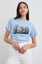 Women Boyfriend T-shirt Rails Los Angeles Blue | Rails Tops