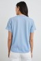 Women Boyfriend T-shirt Rails Los Angeles Blue | Rails Tops
