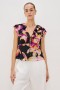 Women Carmine Top Dusk Orchid | Rails Tops