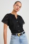 Women Cerise Shirt Black | Rails Tops