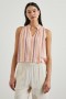Women Christy Top Papaya Stripe | Rails Tops