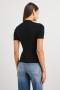 Women Court Polo Shirt Black | Rails Tops