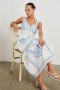 Women Fawn Dress White Blue Embroidery | Rails Dresses & Rompers