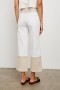 Women Getty Crop Wide Leg Crema Embroidered | Rails Denim