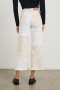 Women Getty Crop Wide Leg Ecru Patchwork | Rails Denim