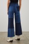 Women Getty Crop Wide Leg Indigo Patchwork | Rails Denim