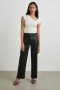 Women Getty Wide Leg Coated Noir | Rails Denim