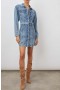 Women Griffith Dress Indigo Charm | Rails Denim