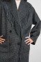 Women Hugo Coat Charcoal Check | Rails Jackets & Coats