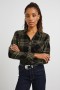 Women Hunter Shirt Black Olive Ivory | Rails Tops