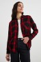 Women Hunter Shirt Diffused Cardinal Black | Rails Tops