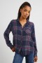 Women Hunter Shirt Navy Rose Astor | Rails Tops